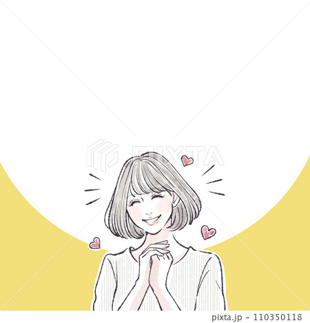 喜ぶ/喜び/嬉しい/やったー/キュン/恋をする/ときめく/バレンタイン/ときめき/ハート/恋愛/ 喜ぶ/喜び/嬉しい/やったー/キュン/恋をする/ときめく/バレンタイン/ときめき/ハート/恋愛/ 110350118