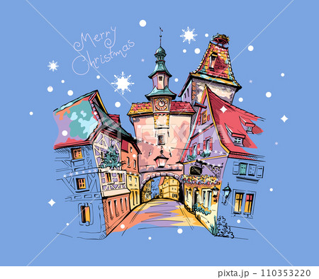 Rothenburg ob der Tauber, Germany 110353220