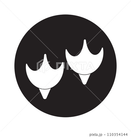 Animal Footprint, Duck Paw Icon 110354144