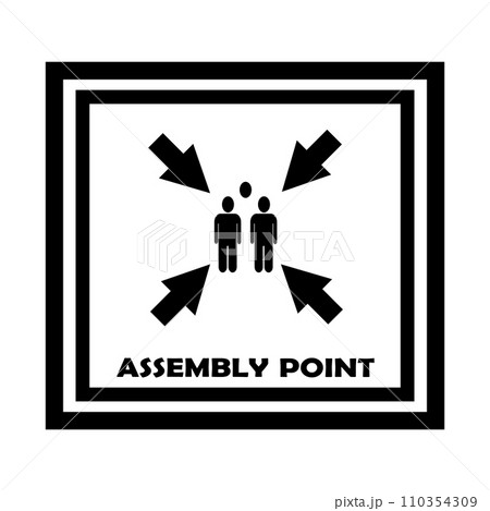 Assembly Point Icon 110354309