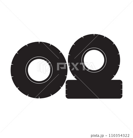 mobile tire vector icon mobile tire vector icon 110354322