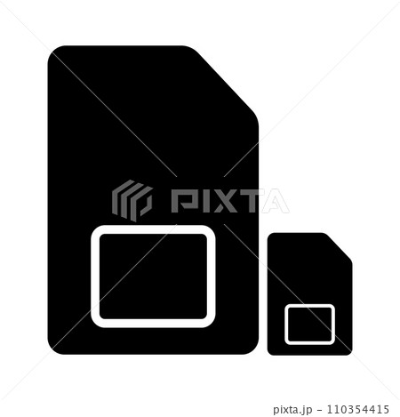sim card icon sim card icon 110354415
