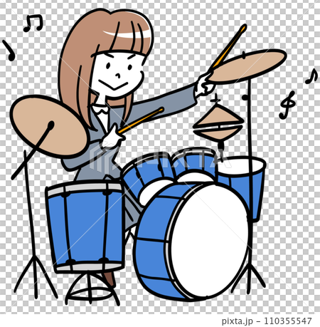 high school girl drums high school girl drums 110355547