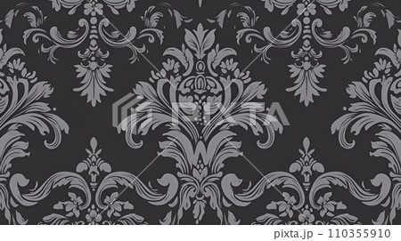 シームレスなダマスク柄 110355910
