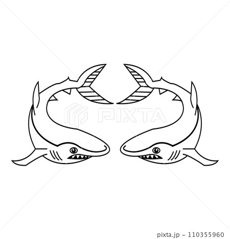 shark icon 110355960