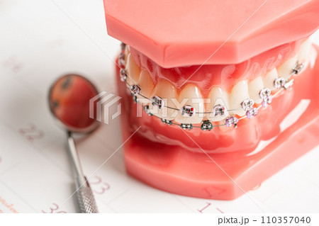 Dentist equipment, dental instrument, tools for dental professionals use to provide dental treatment. 110357040