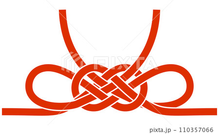 蝶結び水引のベクターイラスト 110357066