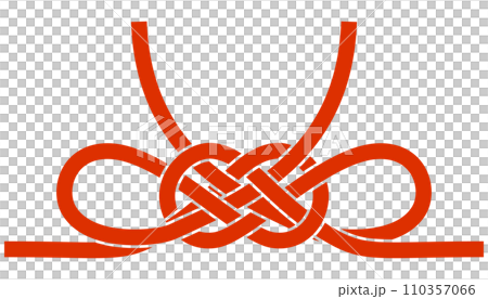 Vector illustration of bowknot mizuhiki 110357066