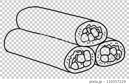 Ehomaki line drawing 110357229