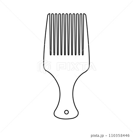 Simple design comb icon Simple design comb icon 110358446