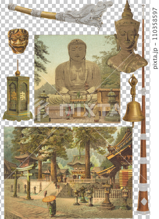buddhism illustration 110358597