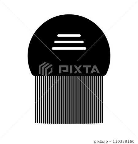 Dandruff comb icon 110359160