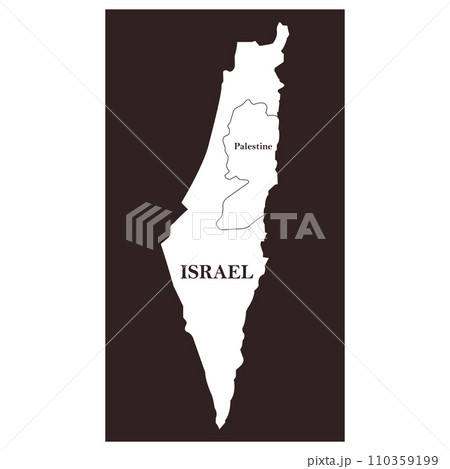 Israel map icon Israel map icon 110359199