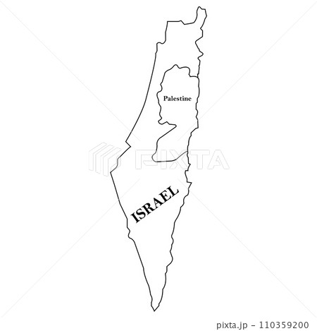 Israel map icon Israel map icon 110359200