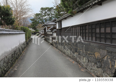 城下町　萩の町並み 110359338