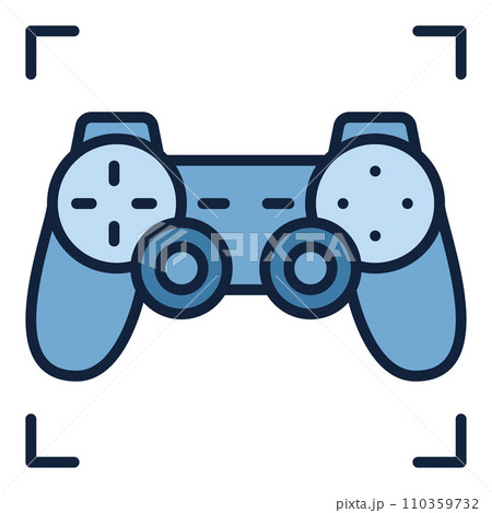 Game Pad vector Video Games Controller colored icon or symbol 110359732