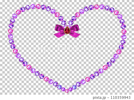 首飾心型框首飾絲帶 110359943