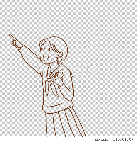 女學生指指點點的插圖 110361307