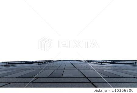 広大な広場の地面　背景透過写真PNG 110366206