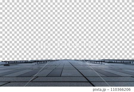 広大な広場の地面　背景透過写真PNG 110366206