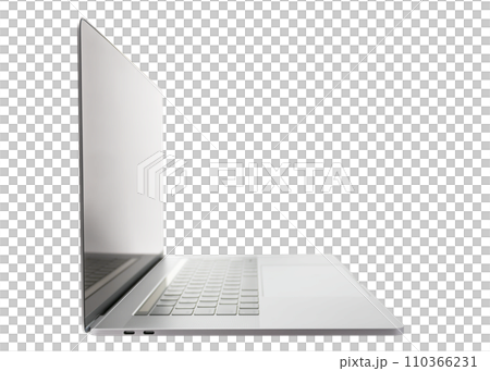 Laptop computer Precisely hand-cut background transparent photo PNG 110366231