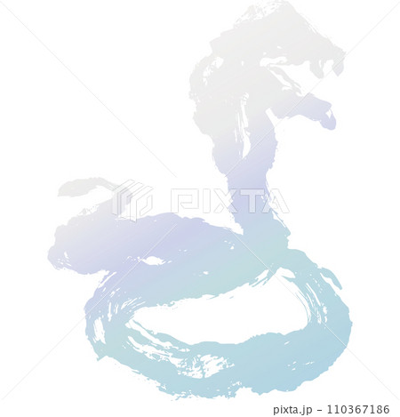 白蛇・巳・蛇・へびのイラスト素材　ベクター 110367186
