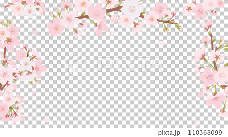Cherry blossom frame material (Full HD size 16:9) Cherry blossom frame material (Full HD size 16:9) 110368099