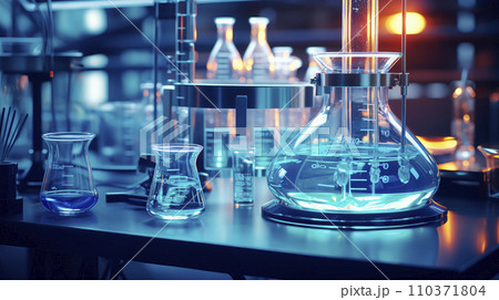 Chemistry laboratory equipment and laboratory glassware 110371804