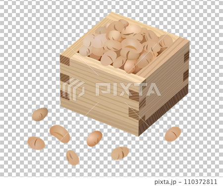 Illustration of Setsubun bean sowing Illustration of Setsubun bean sowing 110372811