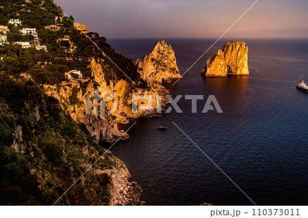 Faraglioni islands in Capri, italy 110373011