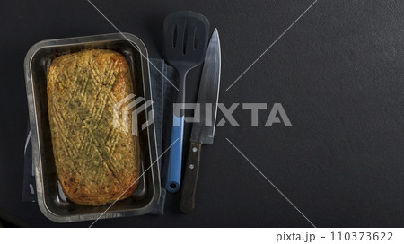 Casserole or mince pie 110373622