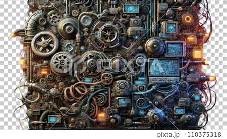 Mysterious device (for background/wallpaper) [AI generation] 110375318