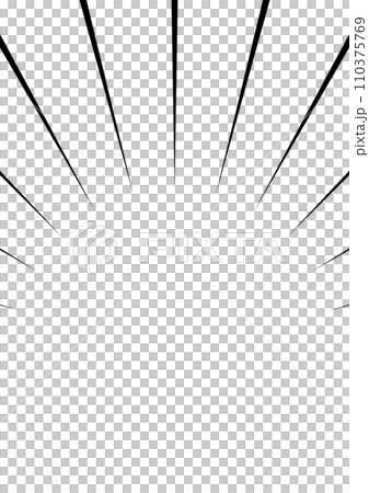 黒の集中線の背景 サンバースト 漫画 ベクター バナー 黒の集中線の背景 サンバースト 漫画 ベクター バナー 110375769