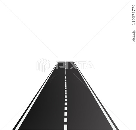 illustration of road with transparency background 110375770