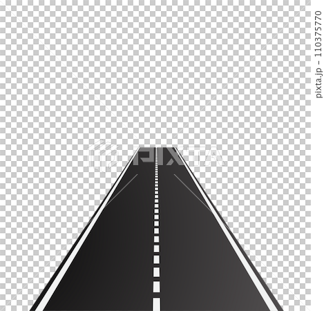 illustration of road with transparency background 110375770