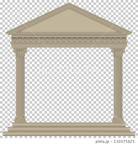 Roman/Greek Temple with Corinthian columns, high detailed Roman/Greek Temple with Corinthian columns, high detailed 110375825