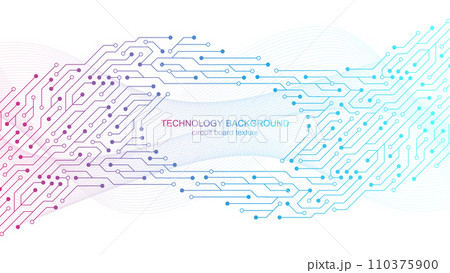Abstract background with technology circuit board texture. Modern electronic motherboard texture. Engineering and communication concept for header, web banner, website, presentation. Abstract background with technology circuit board texture. Modern electronic motherboard texture. Engineering and communication concept for header, web banner, website, presentation. 110375900
