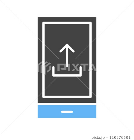 Upload From Phone icon vector image. Upload From Phone icon vector image. 110376501