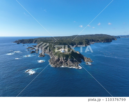 和歌山県最南端の紀伊大島 ドローン空撮 和歌山県最南端の紀伊大島 ドローン空撮 110376799