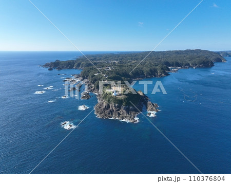 和歌山県最南端の紀伊大島 ドローン空撮 和歌山県最南端の紀伊大島 ドローン空撮 110376804