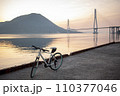 朝の多々羅大橋でサイクリング 110377046