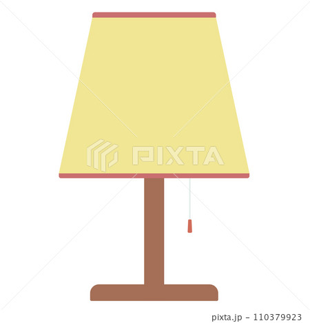 ベッドサイドランプのイラスト ベッドサイドランプのイラスト 110379923