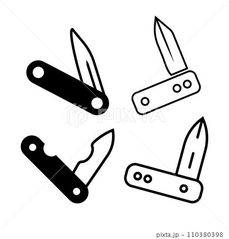 penknife icon vector illustration logo design penknife icon vector illustration logo design 110380398