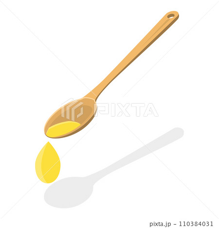 3D Isometric Flat Vector Illustration of Cooking Ingredients. Item 7 110384031
