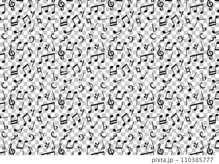 音符的無縫的樣式 音符的無縫的樣式 110385777