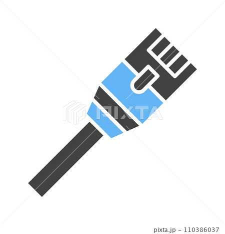 Internet Cable icon vector image. Internet Cable icon vector image. 110386037
