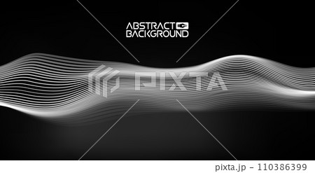 Sound wave audio abstract background. Network connections music wave pulse. Blue technology background. Network stream Sound wave audio abstract background. Network connections music wave pulse. Blue technology background. Network stream 110386399