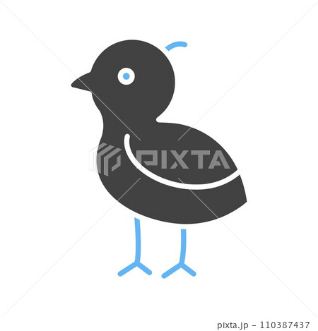 Baby Chick icon vector image. Baby Chick icon vector image. 110387437