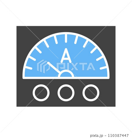 Ammeter icon vector image. Ammeter icon vector image. 110387447