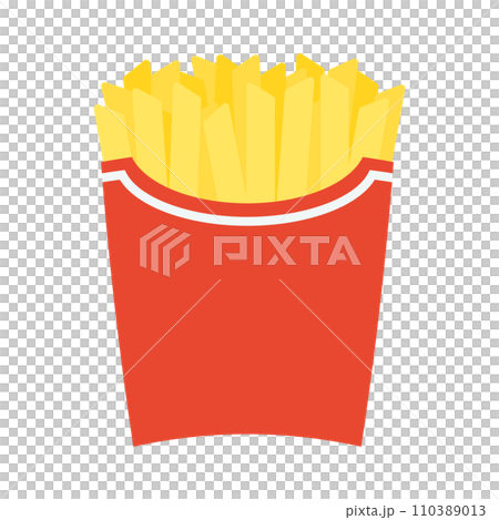 フライドポテトのイラスト 110389013